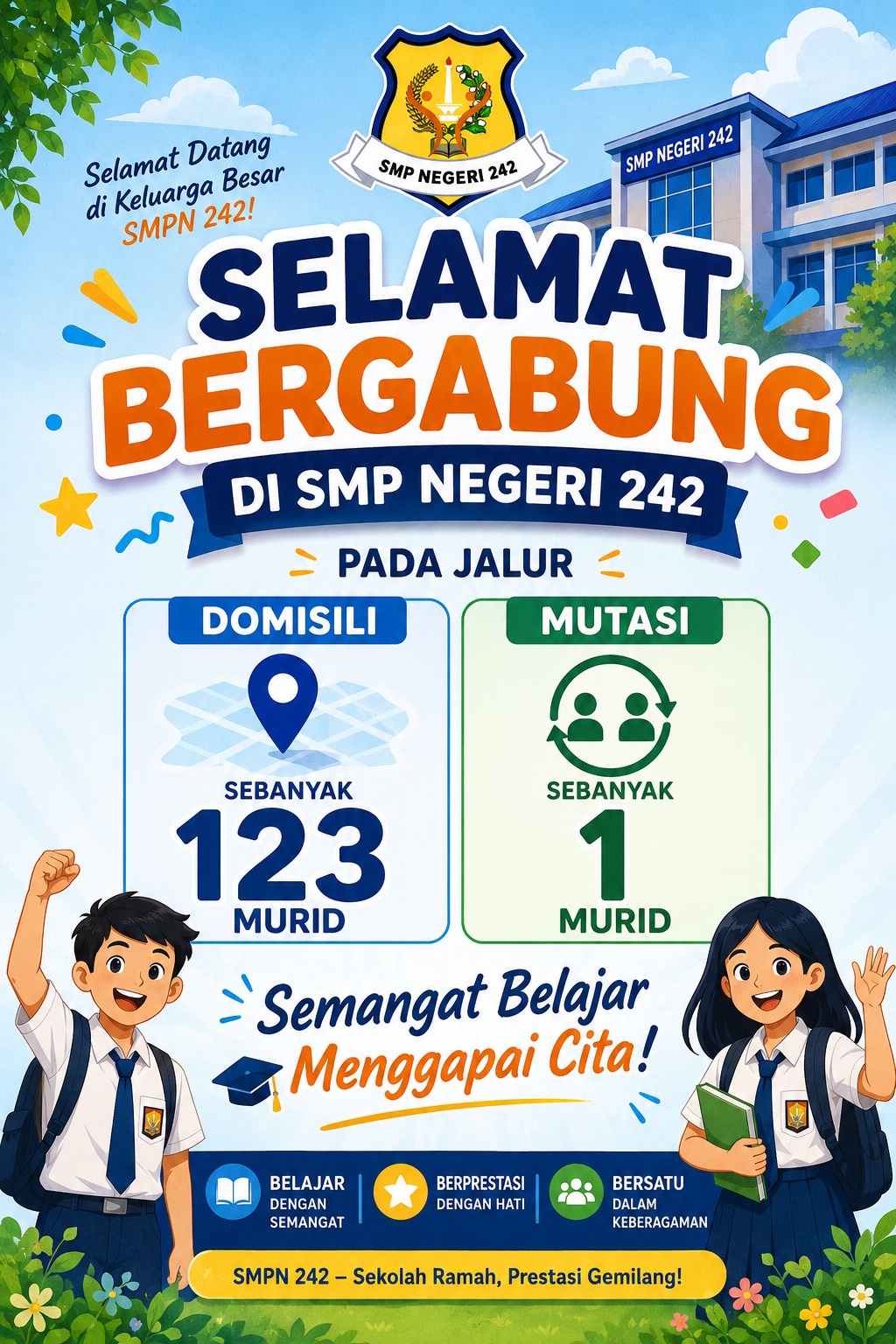 SPMB  (Sistem Penerimaan Murid Baru ) SMP NEGERI 242